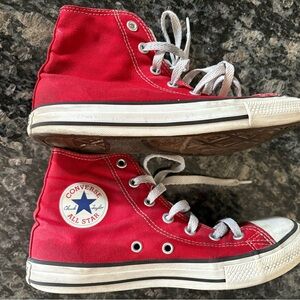 Beige High-Top Sneakers